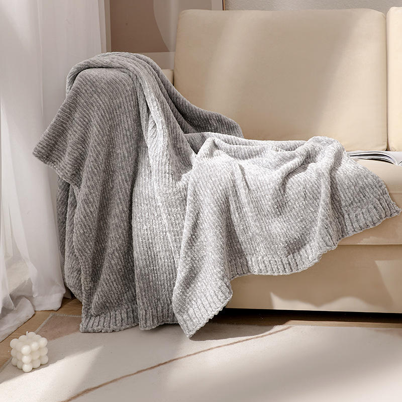 Solid Chenille Blankets