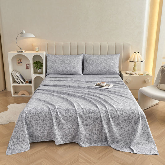 Luxury 3 Piece Leopard Printed Sheet Set