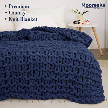 Chunky Knit Chenille Blankets