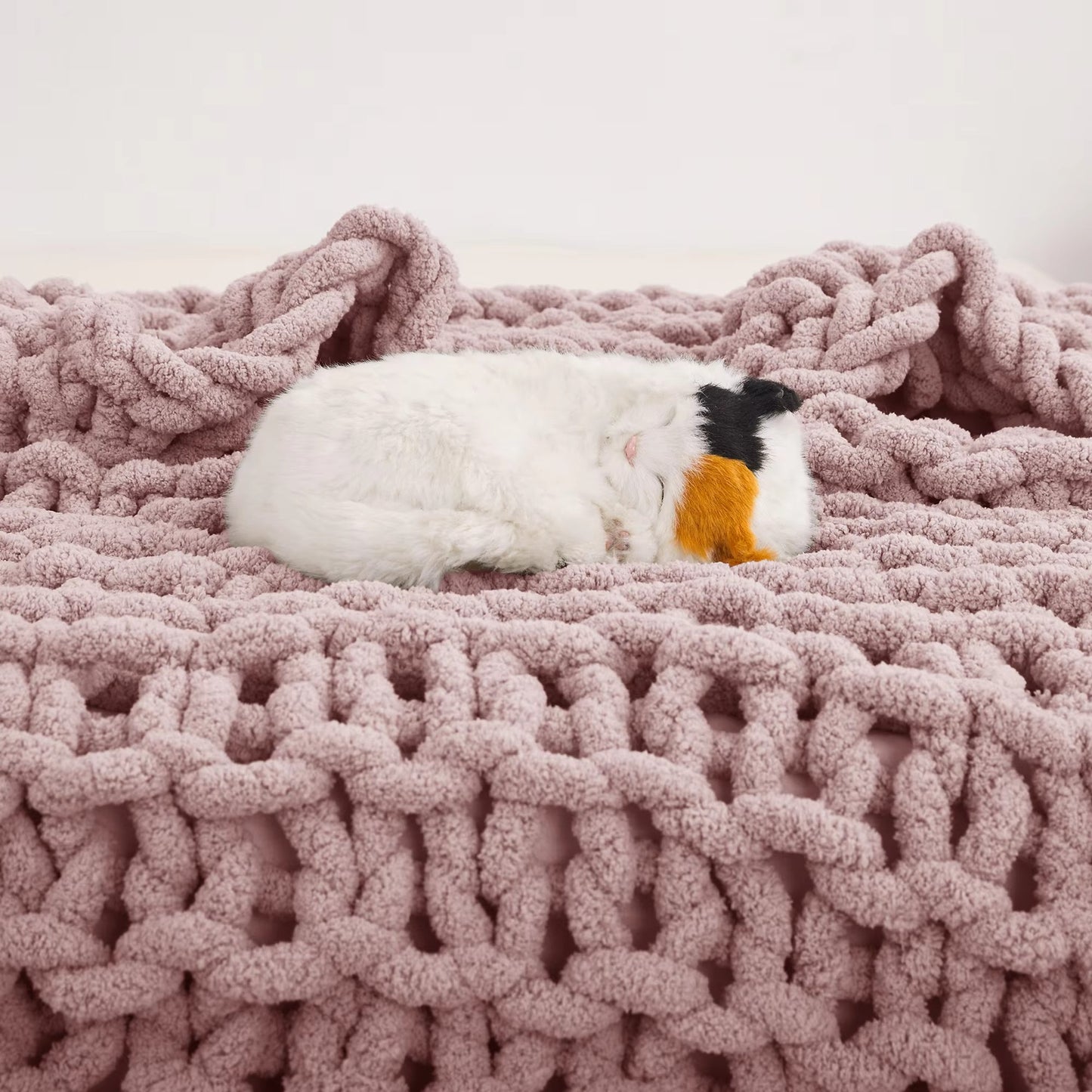 Chunky Knit Chenille Blankets