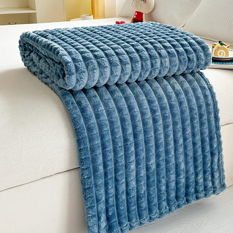 3D Diamond Design Flannel Blankets