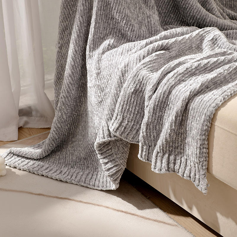 Solid Chenille Blankets