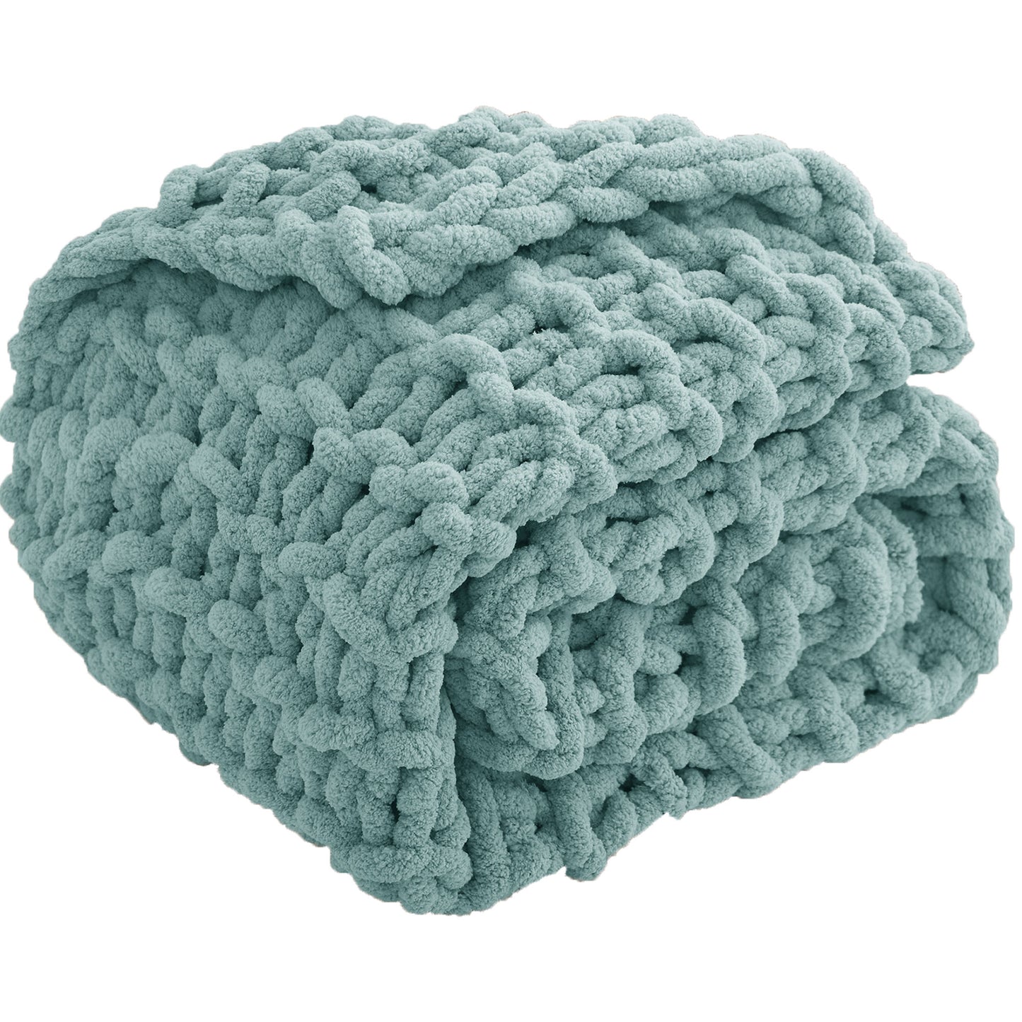 Chunky Knit Chenille Blankets