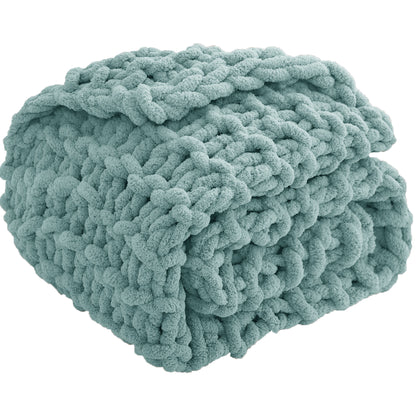 Chunky Knit Chenille Blankets