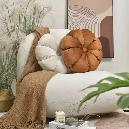 Soft Round Wind Flower Pillows