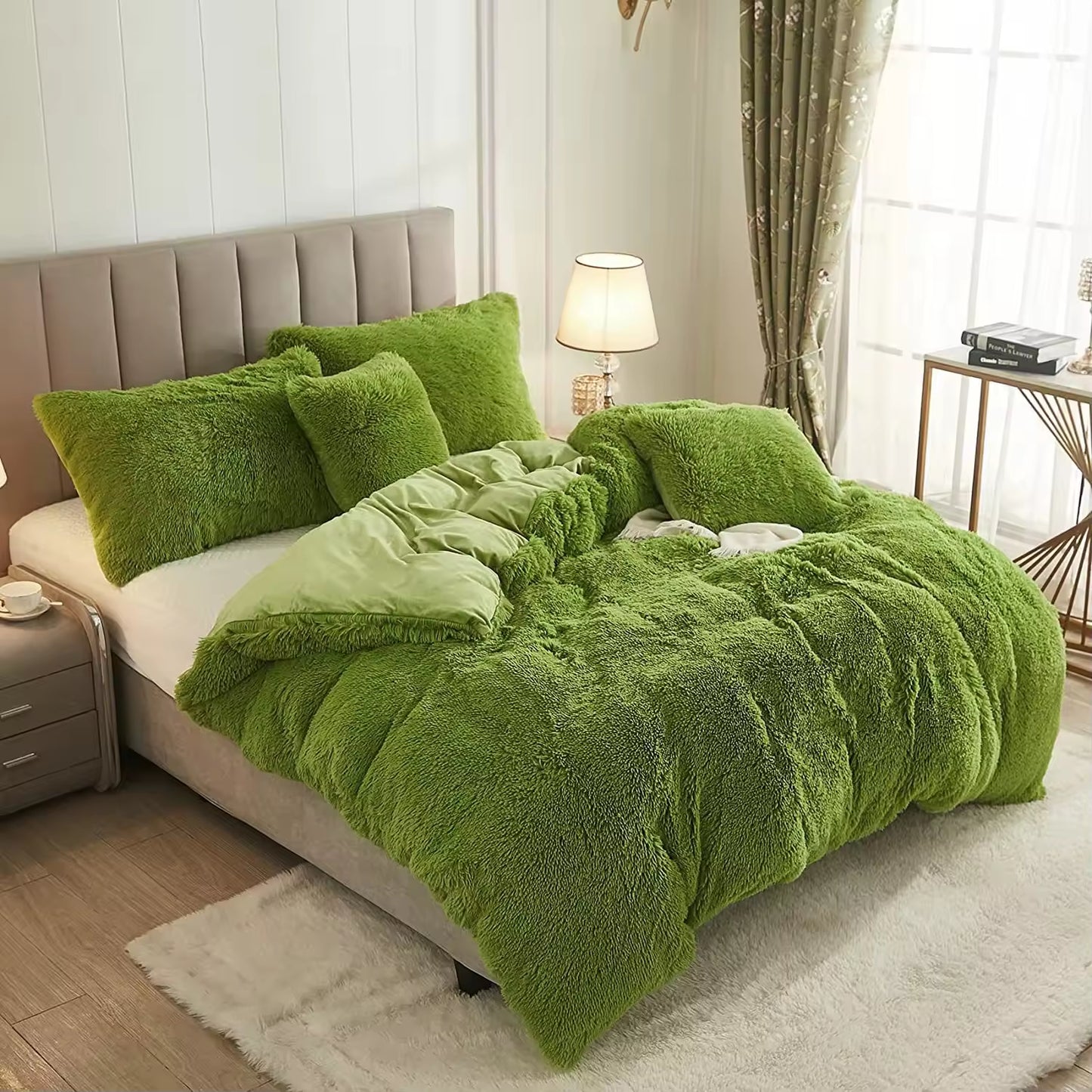 Warm Winter Duvet Set Fluffy Comforter Sets