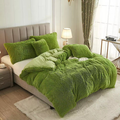 Warm Winter Duvet Set Fluffy Comforter Sets