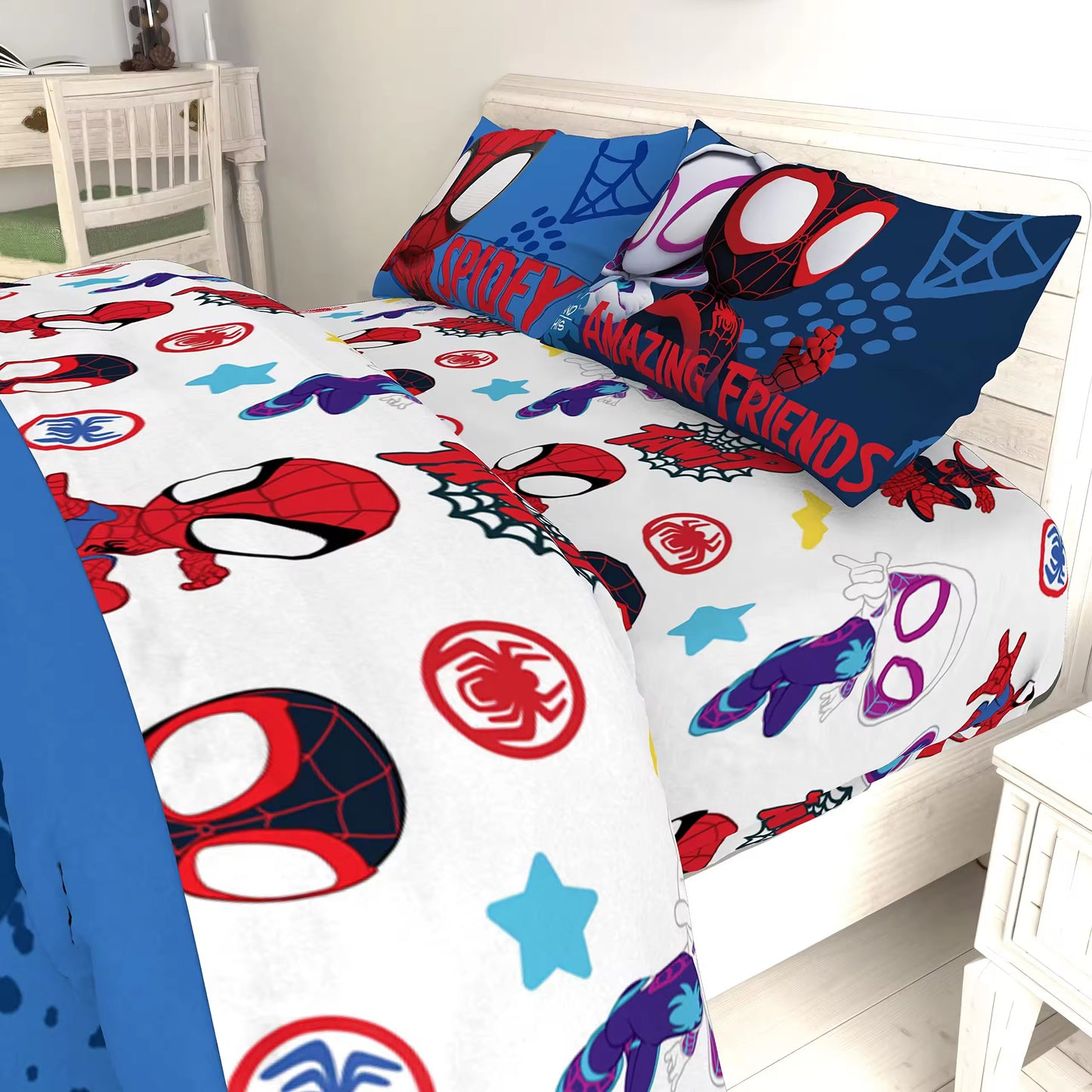 Spiderman Kids Cartoon Characters Comforter Sets
