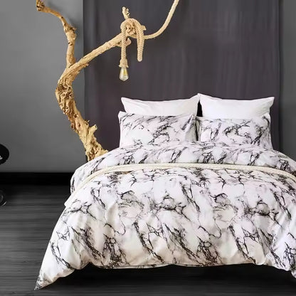 Modern Minimalist Three Piece Printed Polyester Comforter Sets