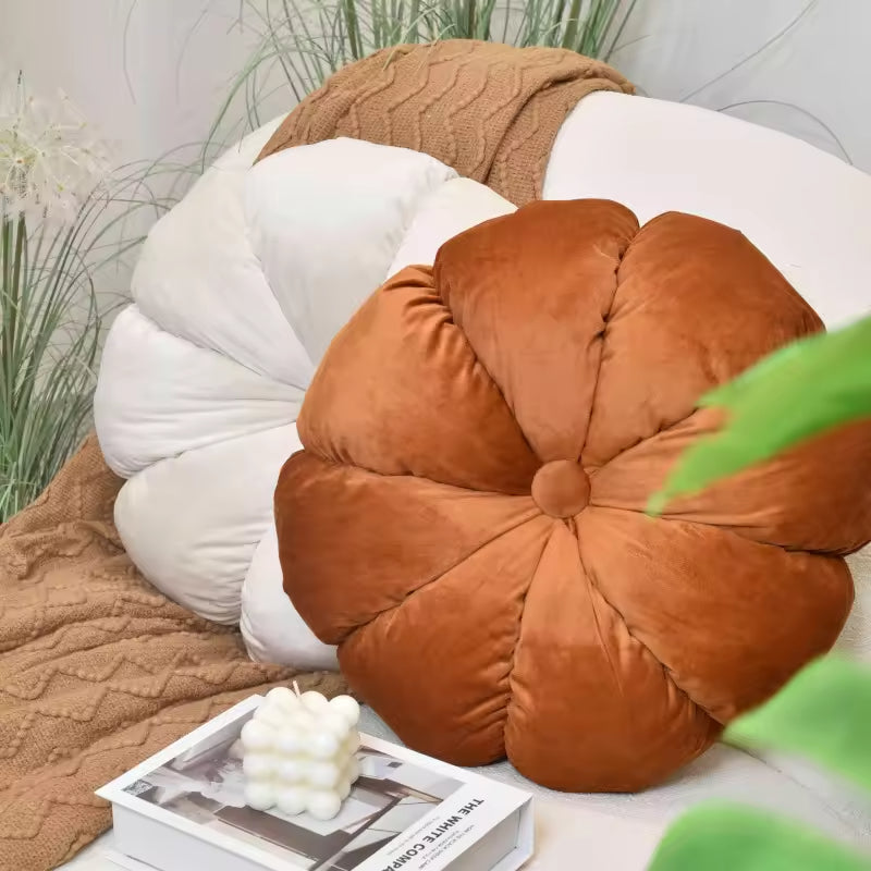 Soft Round Wind Flower Pillows