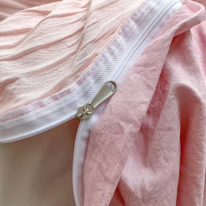 Bubble Gauze Bedding Set Washed Cotton Comforter Sets