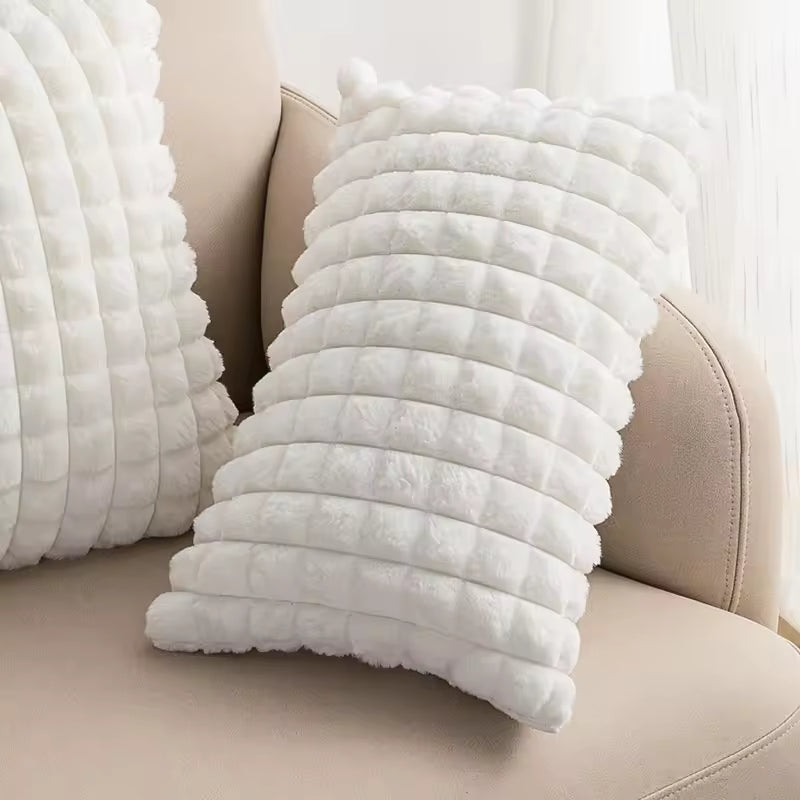 Simple Solid Color Square Pillows