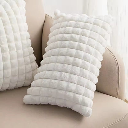 Simple Solid Color Square Pillows