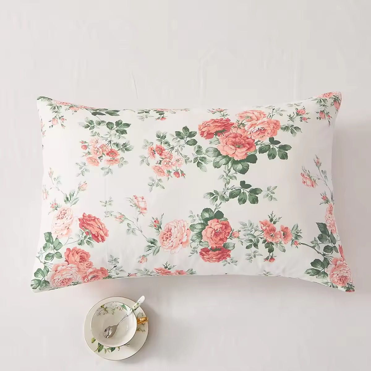 100% Microfiber Plant Flowers Print Comforter Sets