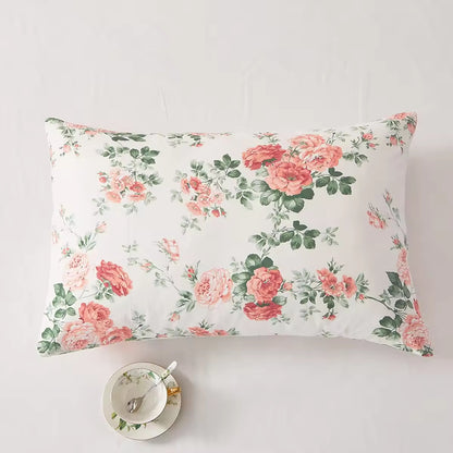 100% Microfiber Plant Flowers Print Comforter Sets