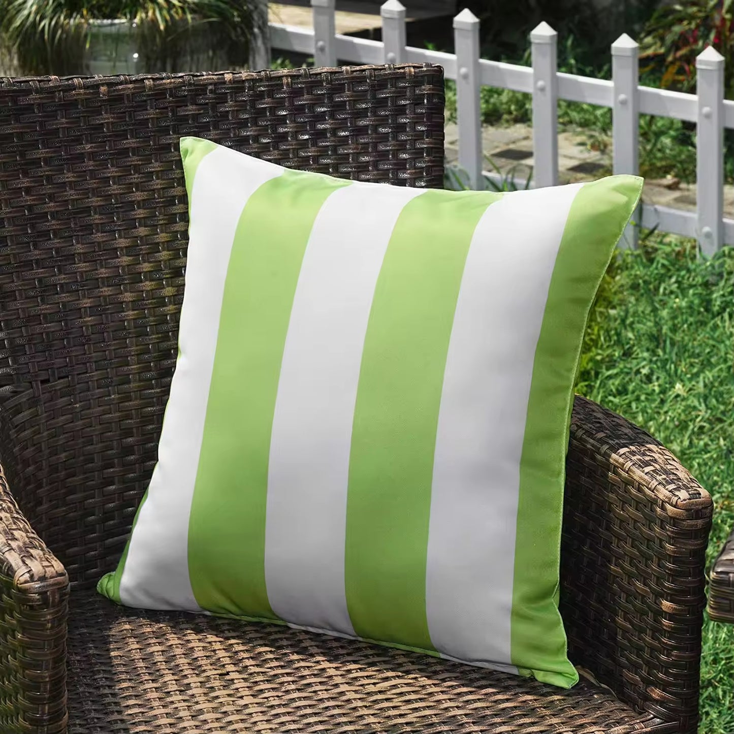 Outdoor Waterproof Stripe Pillows