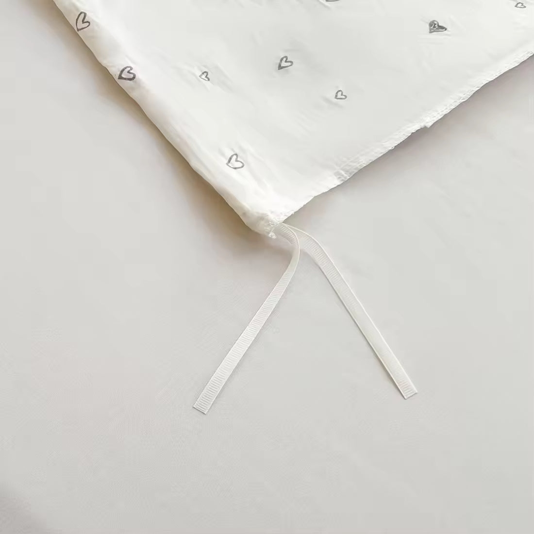 Customized 90gsm Polyester Bow Printed Children Duvet Cover Sets