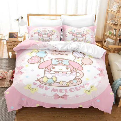 Cartoon Anime Bedding Set Cute Children's Comforter Sets