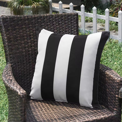 Outdoor Waterproof Stripe Pillows