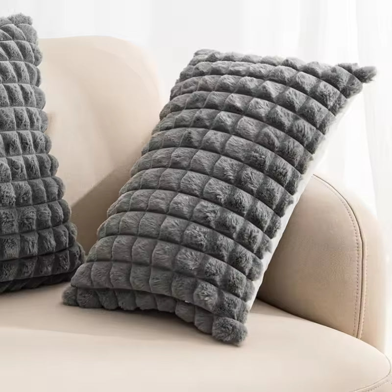 Simple Solid Color Square Pillows