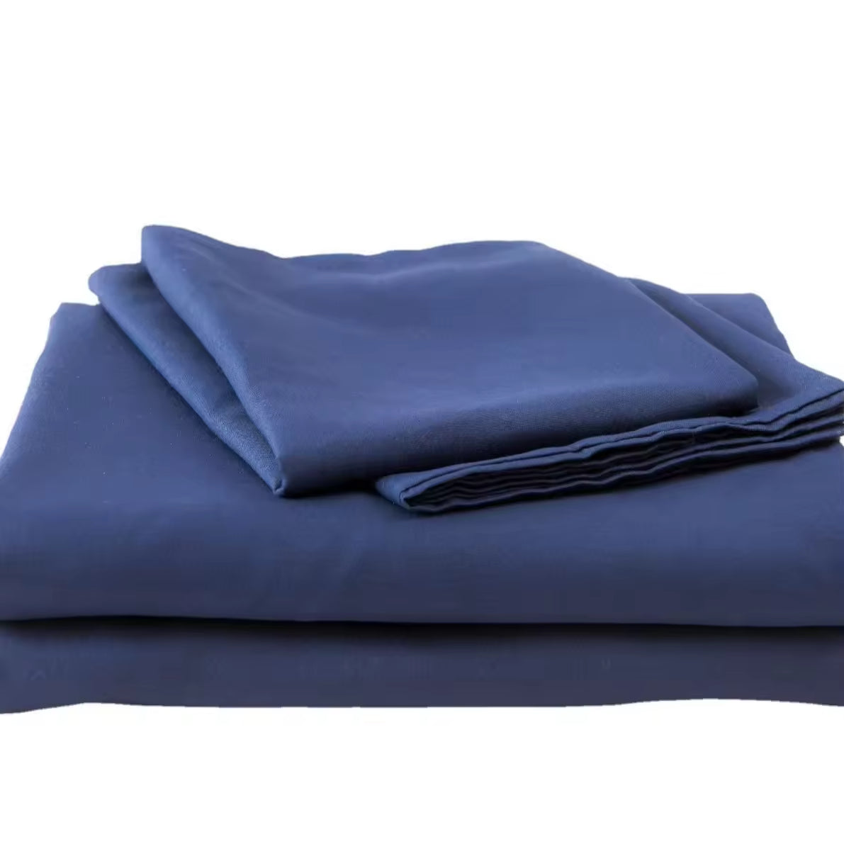Solid Color Four Piece Bed Sheet Set