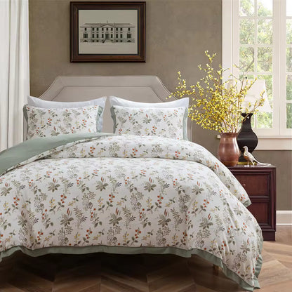 Custom Retro Pastoral Style Pillowcase Comforter Sets