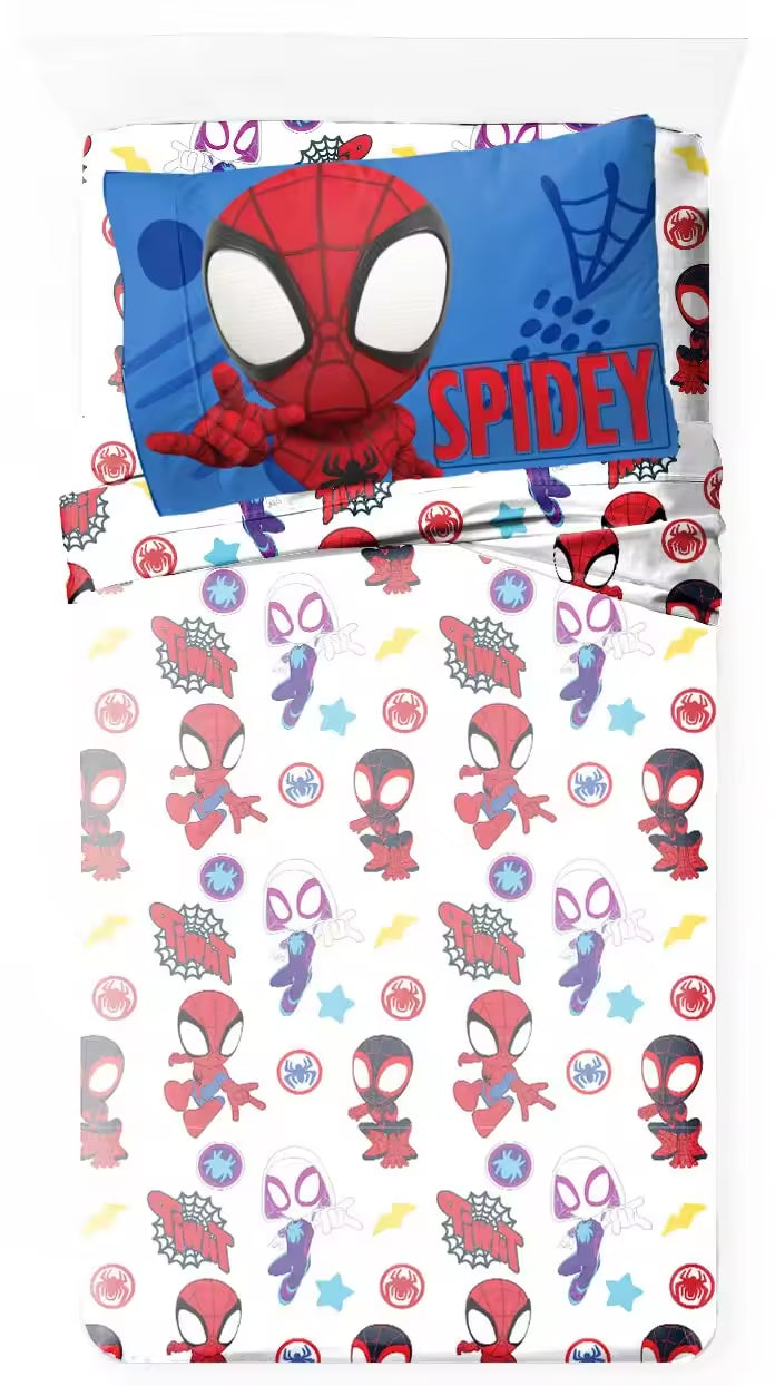 Spiderman Kids Cartoon Characters Comforter Sets