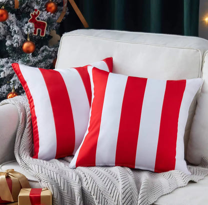Outdoor Waterproof Stripe Pillows