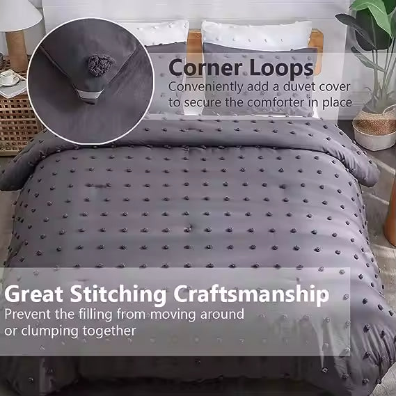 Breathable Plain Color Soft Fluffy Duvet Cover Sets