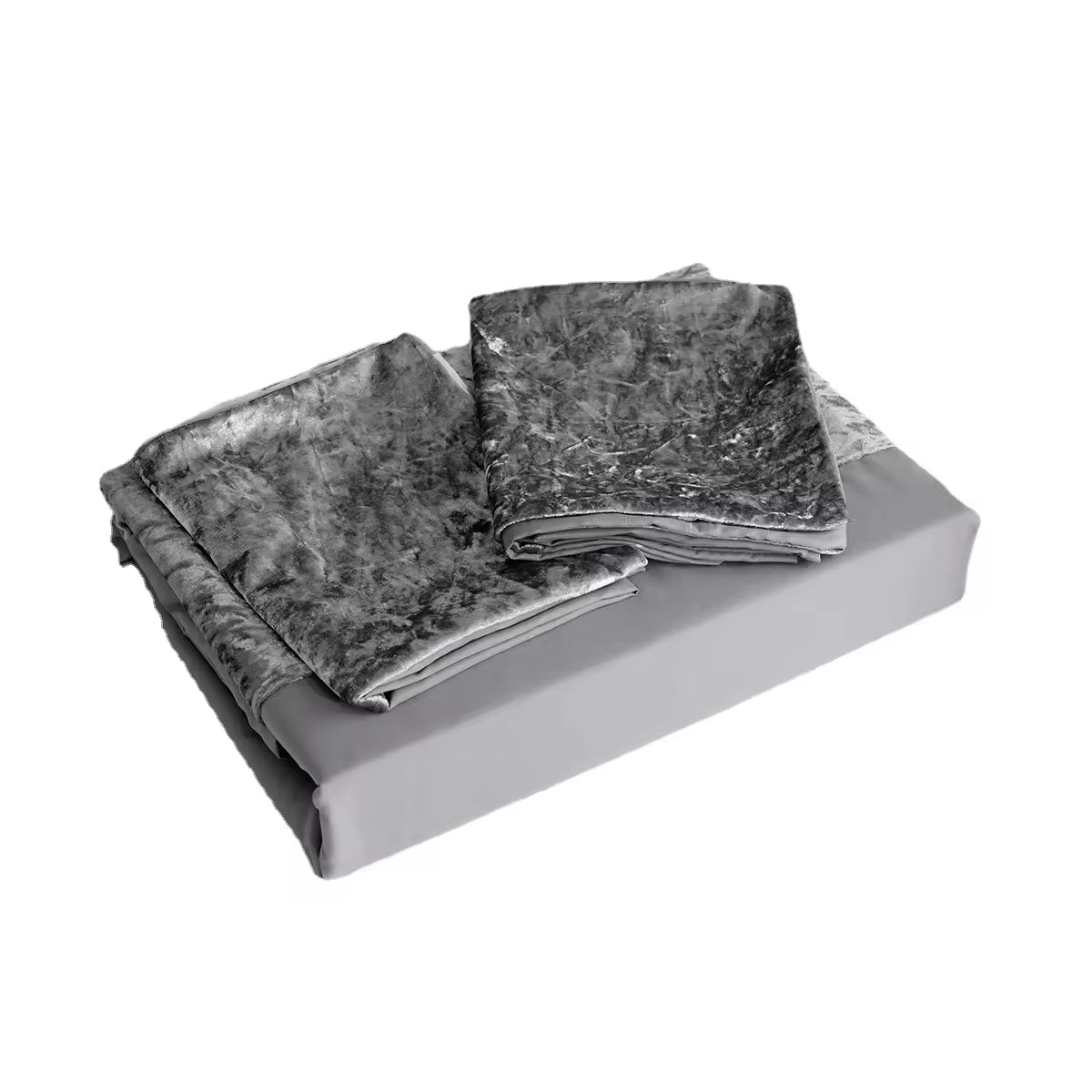 Velvet Splicing Duvet Covers Three Piece Duvet Cover Sets