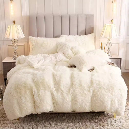 Warm Winter Duvet Set Fluffy Comforter Sets