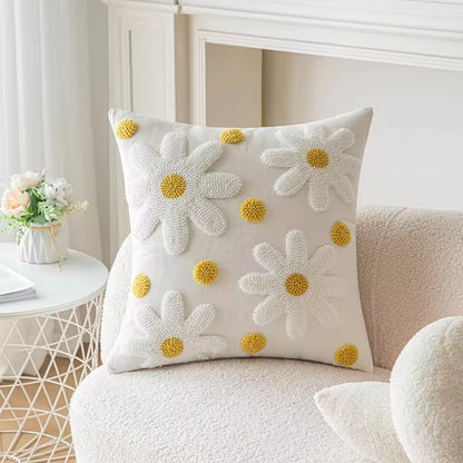 Nordic Flower Tufted Pillows & Cushions