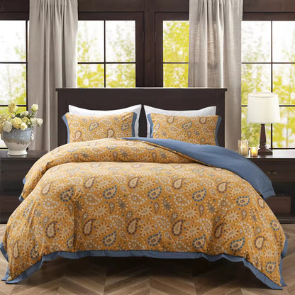 Custom Retro Pastoral Style Pillowcase Comforter Sets