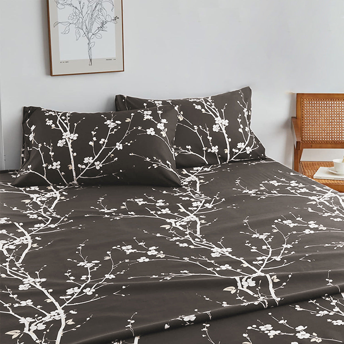 Printed Home Bed Sheet Set