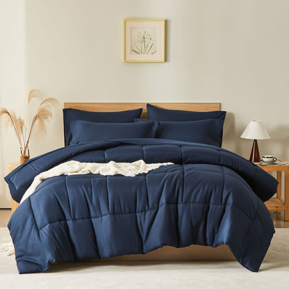 Solid Color Comfortable Fluffy Comforter Sets