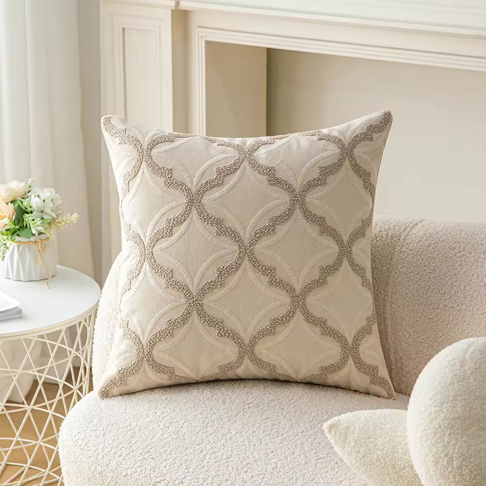 Nordic Flower Tufted Pillows & Cushions