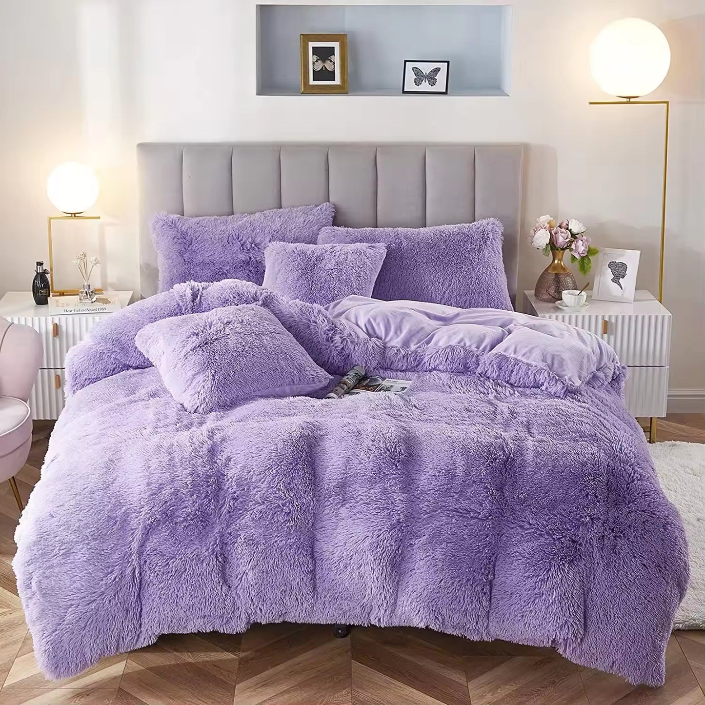 Warm Winter Duvet Set Fluffy Comforter Sets