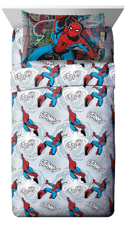 Spiderman Kids Cartoon Characters Comforter Sets