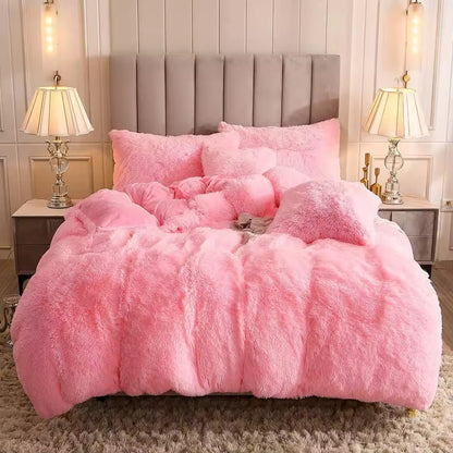 Warm Winter Duvet Set Fluffy Comforter Sets