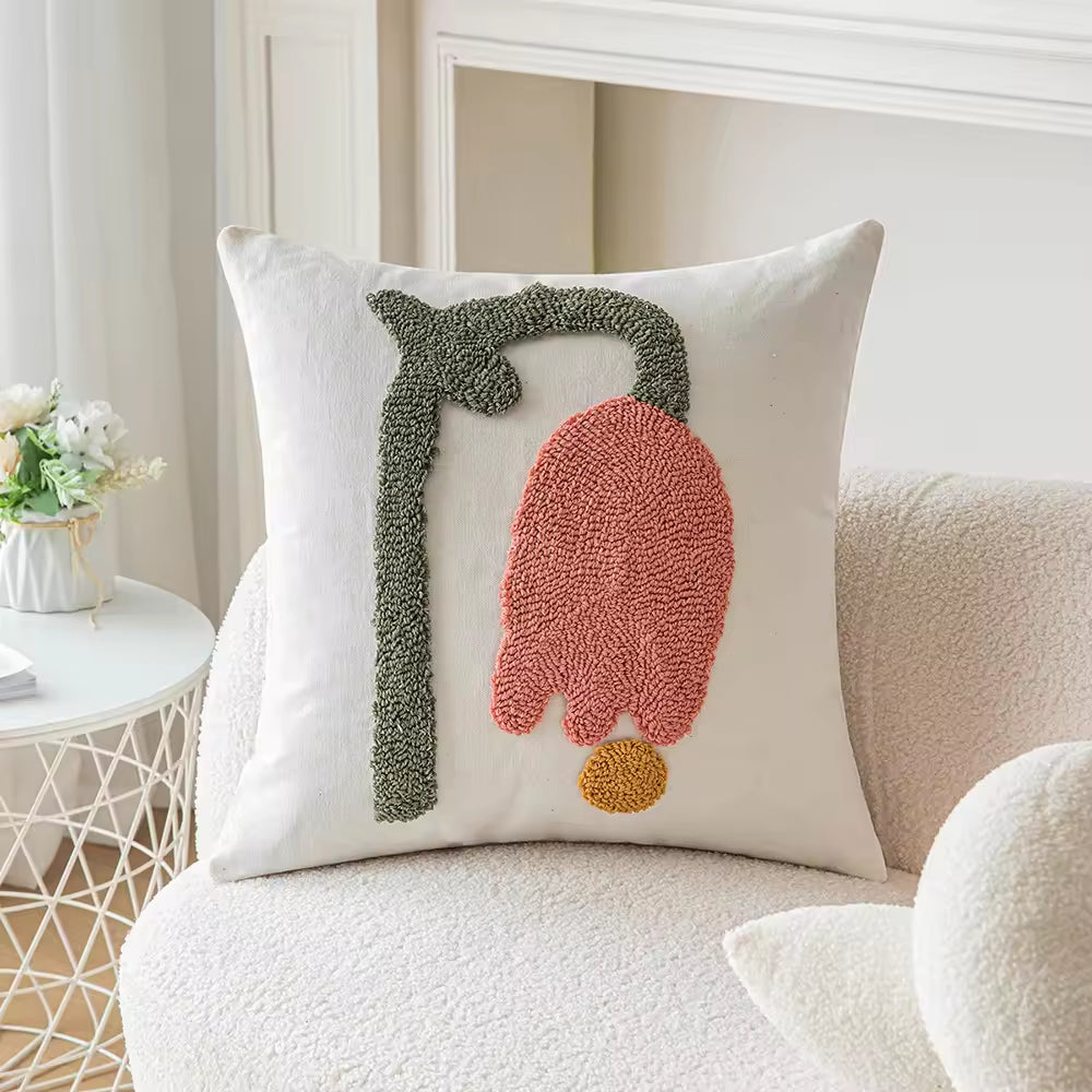 Nordic Flower Tufted Pillows & Cushions