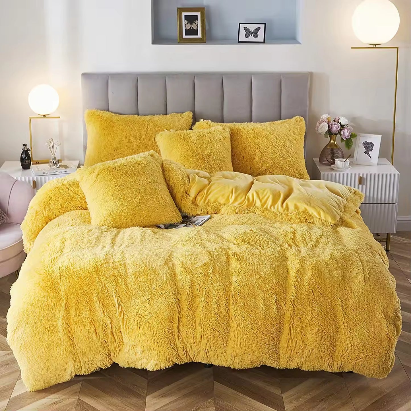 Warm Winter Duvet Set Fluffy Comforter Sets