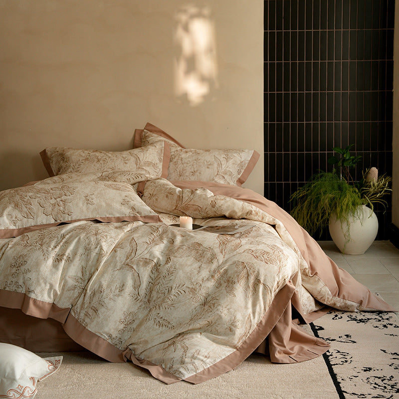 Thick Pleated Corner Duvet Cover Sets