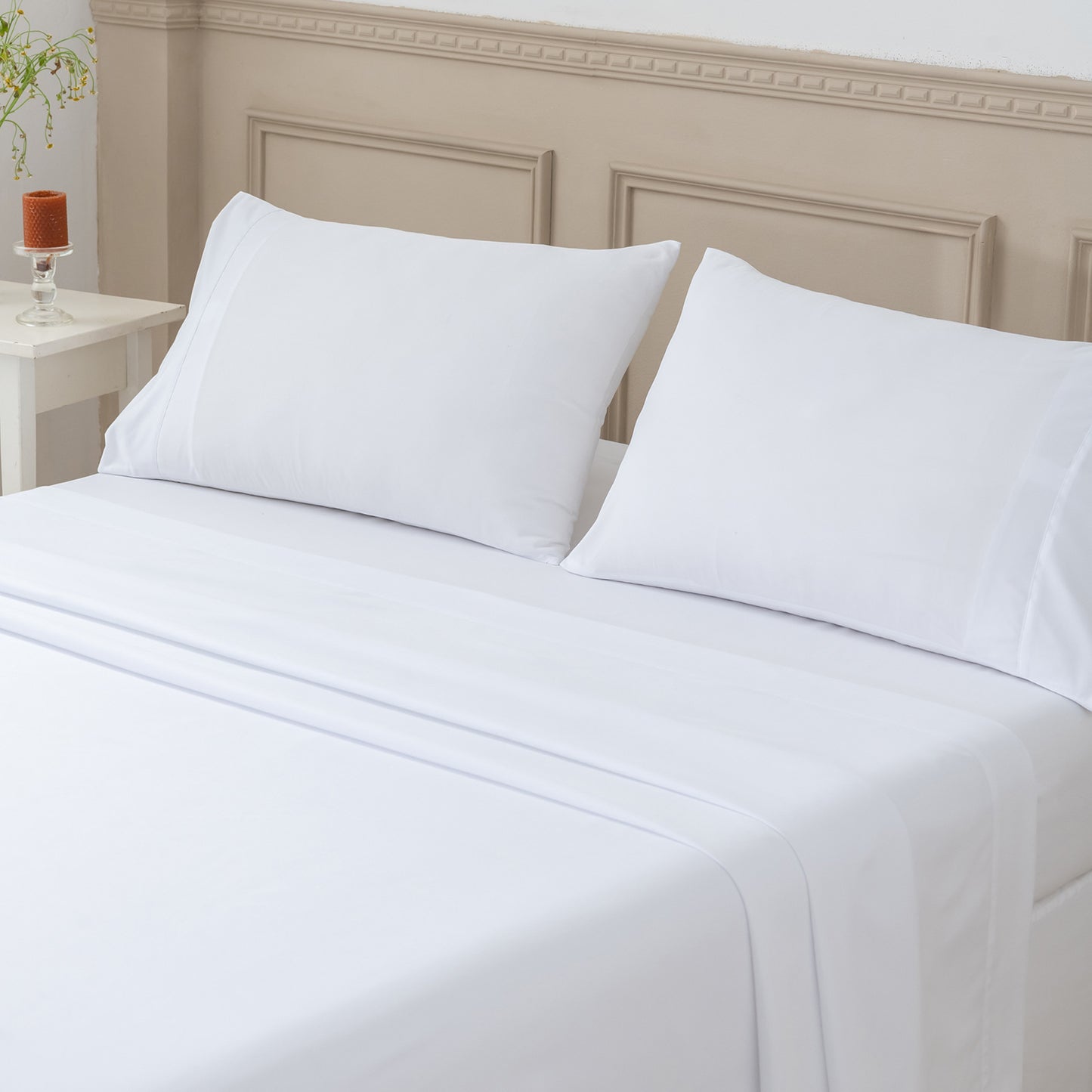 Wholesale Home Textile Plain Bed Sheet Set