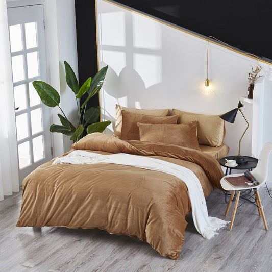Wholesale Fashionable Simple Warm Duvet Cover Sets