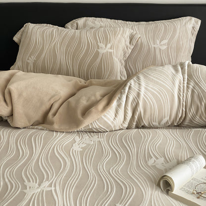 Wholesale Geometric Patterns Thickened Duvet Cover Sets