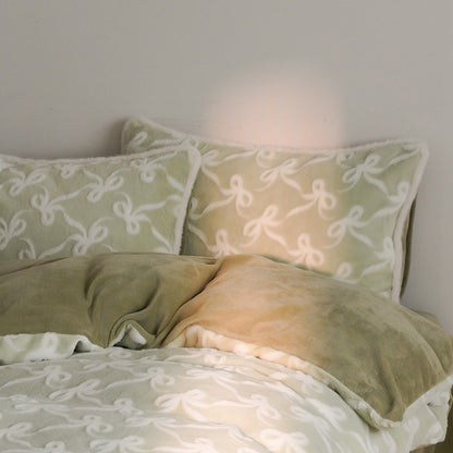 Plush Carved Thickened Duvet Cover Sets
