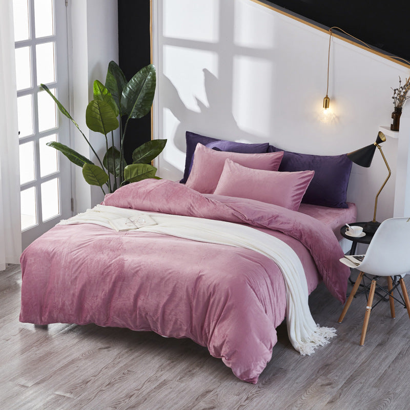 Wholesale Fashionable Simple Warm Duvet Cover Sets