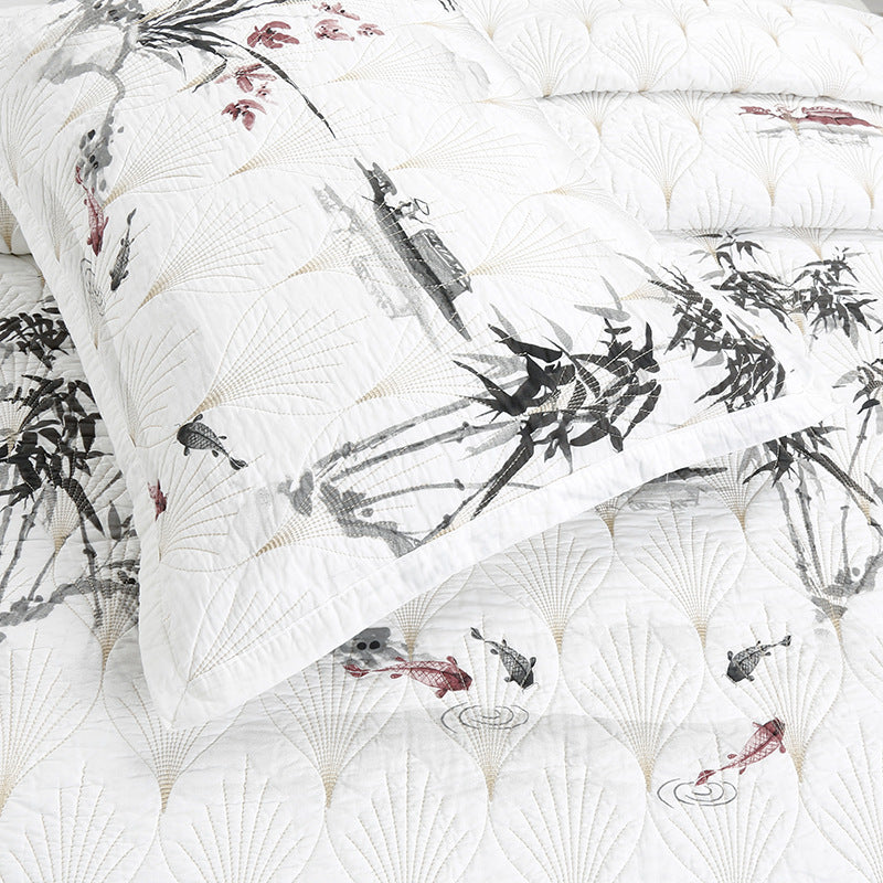 Wholesale Cotton Embroidery Quilted Sets