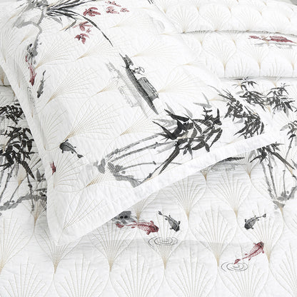 Wholesale Cotton Embroidery Quilted Sets