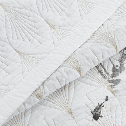 Wholesale Cotton Embroidery Quilted Sets